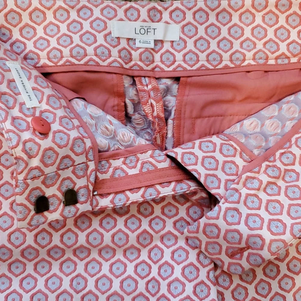 LOFT - Riviera Pattern Shorts - Picture 3 of 5